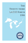 LACUS Forum 23 cover